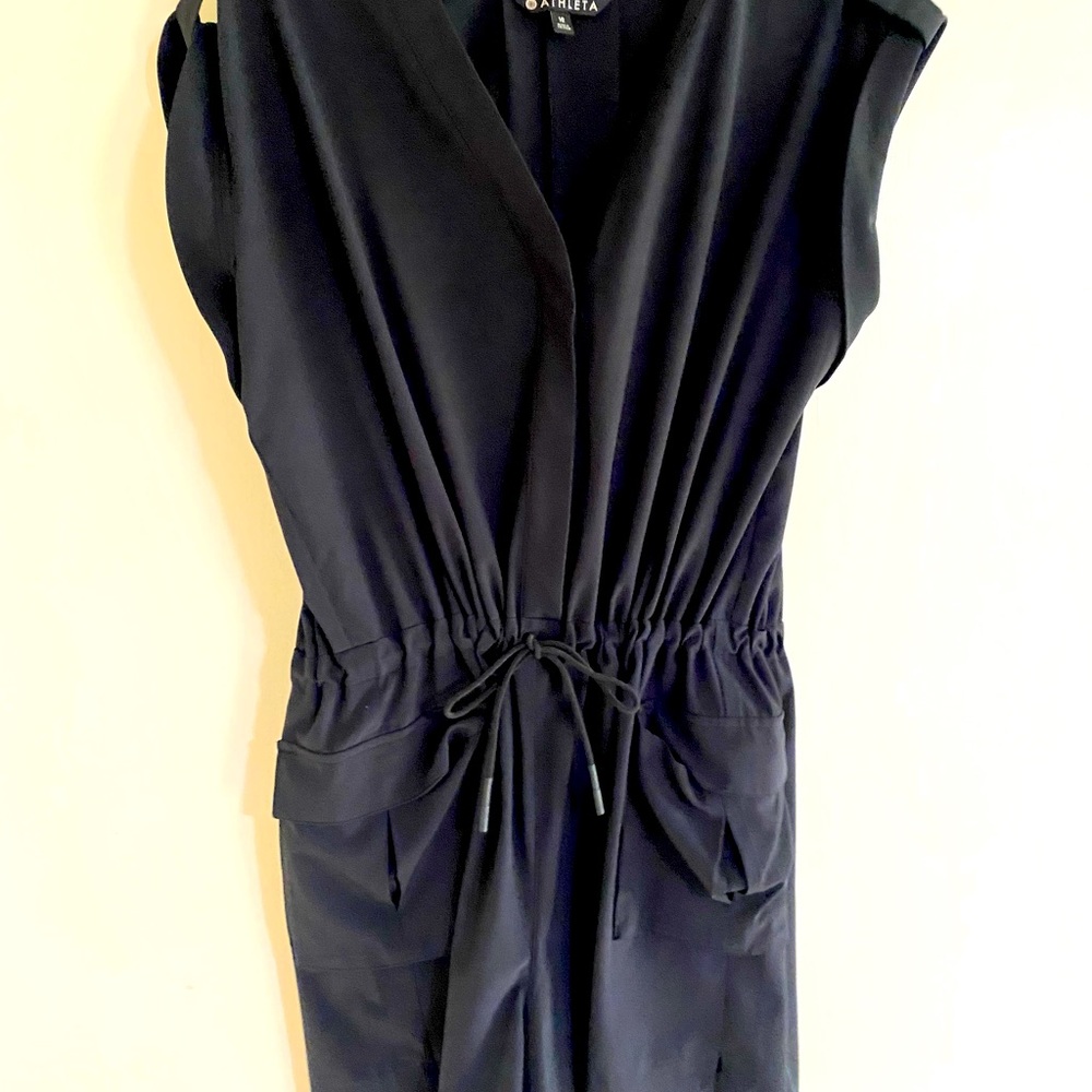 Athleta Black Romper size Large